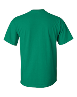 Sample of Gildan 2000 - Adult Ultra Cotton 6 oz. T-Shirt in KELLY GREEN from side back