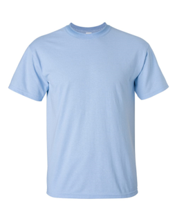 Sample of Gildan 2000 - Adult Ultra Cotton 6 oz. T-Shirt in LIGHT BLUE from side front