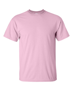 Sample of Gildan 2000 - Adult Ultra Cotton 6 oz. T-Shirt in LIGHT PINK from side front