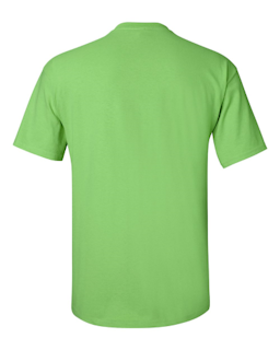 Sample of Gildan 2000 - Adult Ultra Cotton 6 oz. T-Shirt in LIME from side back