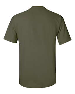 Sample of Gildan 2000 - Adult Ultra Cotton 6 oz. T-Shirt in MILITARY GREEN from side back