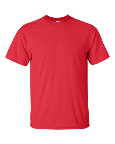 Sample of Gildan 2000 - Adult Ultra Cotton 6 oz. T-Shirt in RED style