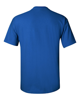 Sample of Gildan 2000 - Adult Ultra Cotton 6 oz. T-Shirt in ROYAL from side back