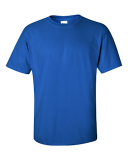 Sample of Gildan 2000 - Adult Ultra Cotton 6 oz. T-Shirt in ROYAL from side front