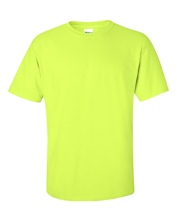 Sample of Gildan 2000 - Adult Ultra Cotton 6 oz. T-Shirt in SAFETY GREEN from side front