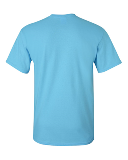 Sample of Gildan 2000 - Adult Ultra Cotton 6 oz. T-Shirt in SKY from side back