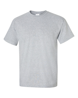 Sample of Gildan 2000 - Adult Ultra Cotton 6 oz. T-Shirt in SPORT GREY from side front