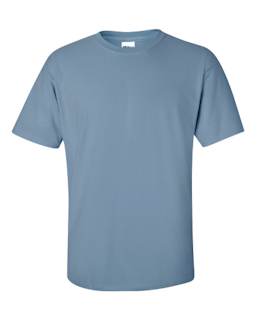 Sample of Gildan 2000 - Adult Ultra Cotton 6 oz. T-Shirt in STONE BLUE from side front