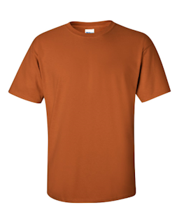 Sample of Gildan 2000 - Adult Ultra Cotton 6 oz. T-Shirt in TEXAS ORANGE from side front