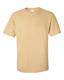 Sample of Gildan 2000 - Adult Ultra Cotton 6 oz. T-Shirt in VEGAS GOLD from side front