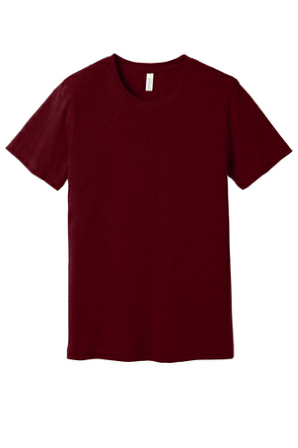 Sample of BELLA+CANVAS Unisex Jersey Short Sleeve Tee in Ht Cardinal style