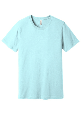 Sample of BELLA+CANVAS Unisex Jersey Short Sleeve Tee in Ht Ice Blue style