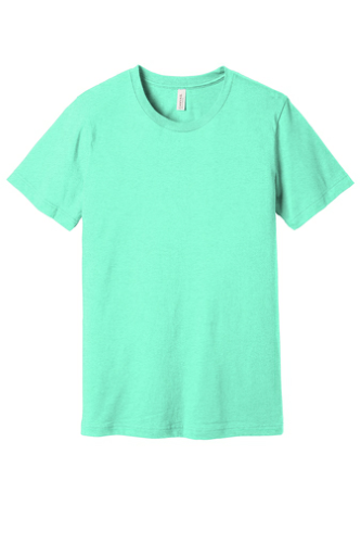 Sample of BELLA+CANVAS Unisex Jersey Short Sleeve Tee in Ht Mint style