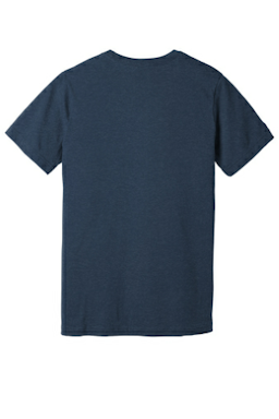 Sample of BELLA+CANVAS Unisex Jersey Short Sleeve Tee in Ht Navy from side back