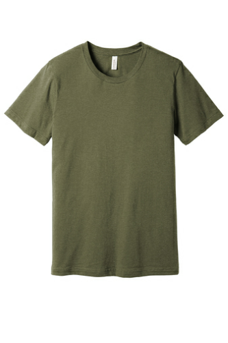 Sample of BELLA+CANVAS Unisex Jersey Short Sleeve Tee in Ht Olive style