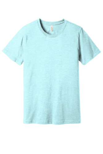 Sample of BELLA+CANVAS Unisex Jersey Short Sleeve Tee in Ht Prm Ice Blu style