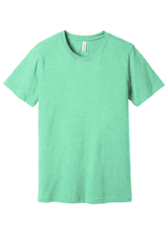 Sample of BELLA+CANVAS Unisex Jersey Short Sleeve Tee in Ht Prm Mint style