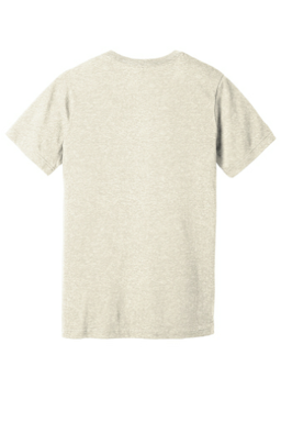 Sample of BELLA+CANVAS Unisex Jersey Short Sleeve Tee in Ht Prm Natural from side back