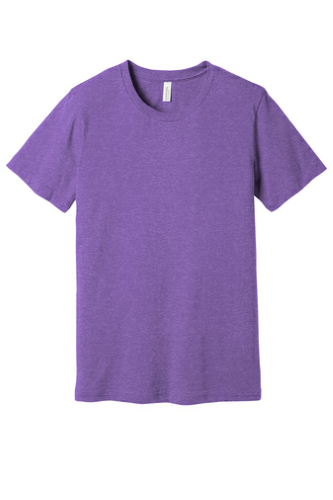 Sample of BELLA+CANVAS Unisex Jersey Short Sleeve Tee in Ht Team Purple style
