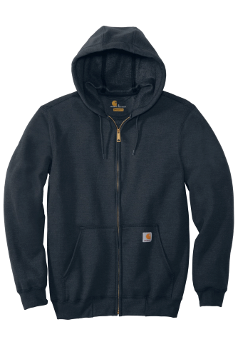 Sample of Carhartt Midweight Hooded Zip-Front Sweatshirt in New Navy style