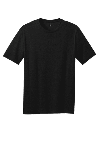 Sample of District Made Mens Perfect Blend Crew Tee in Black style