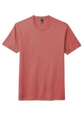 Sample of District Made Mens Perfect Tri Crew Tee in Blush Frost style