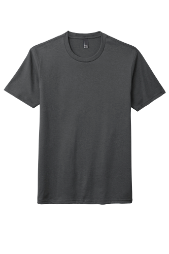 Sample of District Made Mens Perfect Tri Crew Tee in Charcoal style