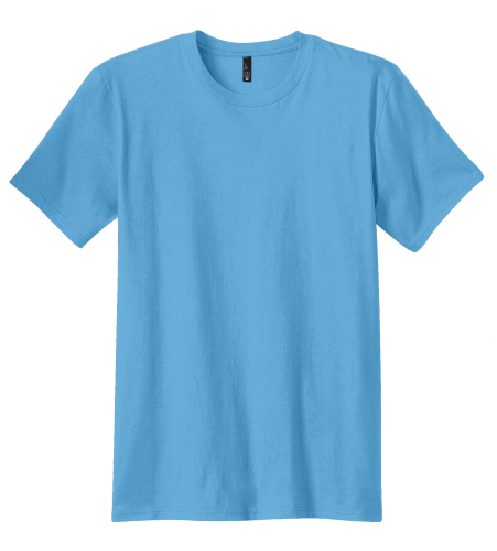 Sample of District The Concert Tee in Aquatic Blue style