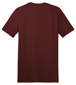 Sample of District The Concert Tee in Maroon from side back