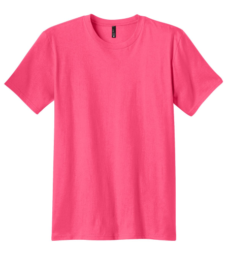 Sample of District The Concert Tee in Neon Pink style
