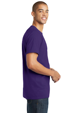 Sample of District The Concert Tee in Purple from side sleeveleft