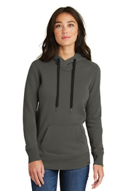 Sample of Era Ladies French Terry Pullover Hoodie in Graphite from side front