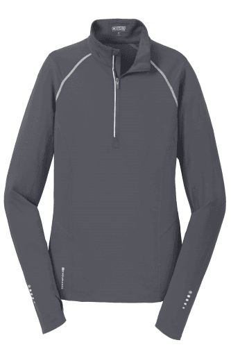 Sample of OGIO ENDURANCE Ladies Nexus 1/4-Zip Pullover in Gear Grey style