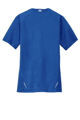 Sample of OGIO ENDURANCE Pulse Crew in Electric Blue from side back