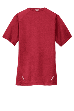 Sample of OGIO ENDURANCE Pulse Crew in Ripped Red from side back