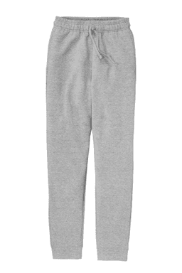 Sample of Port & Company Core Fleece Jogger in AthlHthr from side front