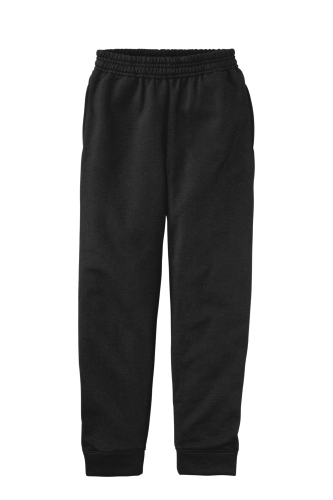 Sample of Port & Company Youth Core Fleece Jogger in JetBlack style