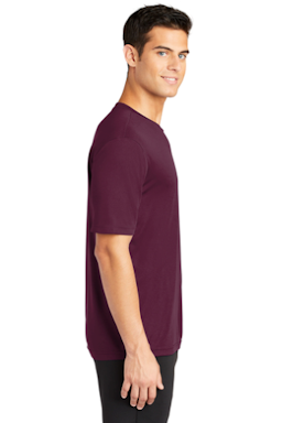 Sample of Sport-Tek PosiCharge Competitor Tee. ST350 in Maroon from side sleeveright