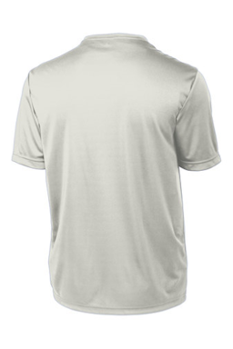 Sample of Sport-Tek PosiCharge Competitor Tee. ST350 in Silver from side back