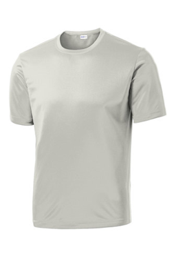 Sample of Sport-Tek PosiCharge Competitor Tee. ST350 in Silver from side front