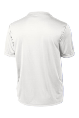 Sample of Sport-Tek PosiCharge Competitor Tee. ST350 in White from side back