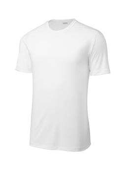 Sample of Sport-Tek ® Posi-UV ™ Pro Tee in White from side front