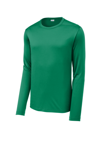 Sample of Sport-Tek ® Posi-UV ® Pro Long Sleeve Tee in Kelly Green style