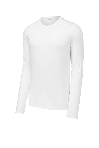 Sample of Sport-Tek ® Posi-UV ® Pro Long Sleeve Tee in White style