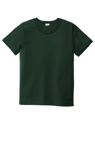 Sample of Sport-Tek Youth Posi-UV Pro Tee in Forest Green style
