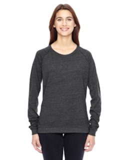 Sample of Alternative 01919E1 Ladies' Locker Room Eco-Jersey Pullover in ECO BLACK from side front