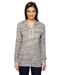 Sample of Alternative 01928E1 Ladies' Eco-Jersey Pullover Hoodie in URBAN GREY from side front