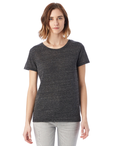 Sample of Alternative 01940E1 Ladies' Ideal Eco-Jersey T-Shirt in ECO BLACK style