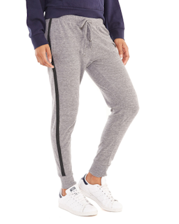 Sample of Alternative Apparel 02822E1 - Ladies' Jogger Eco-Jersey Pant in ECO GREY from side sleeveleft