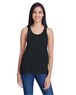 Sample of Anvil 32PVL Ladies' Freedom  Tank in BLACK from side front